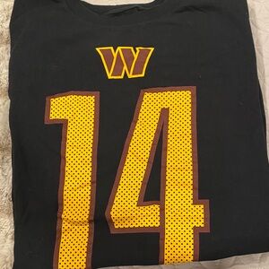 Nike Black Tee with Yellow and Red Details